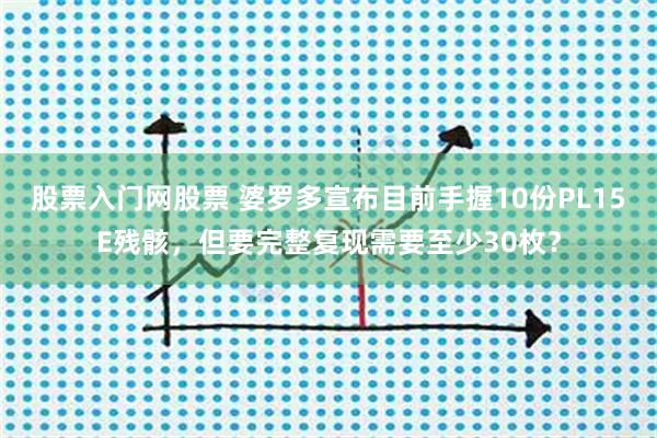 股票入门网股票 婆罗多宣布目前手握10份PL15E残骸，但要完整复现需要至少30枚？